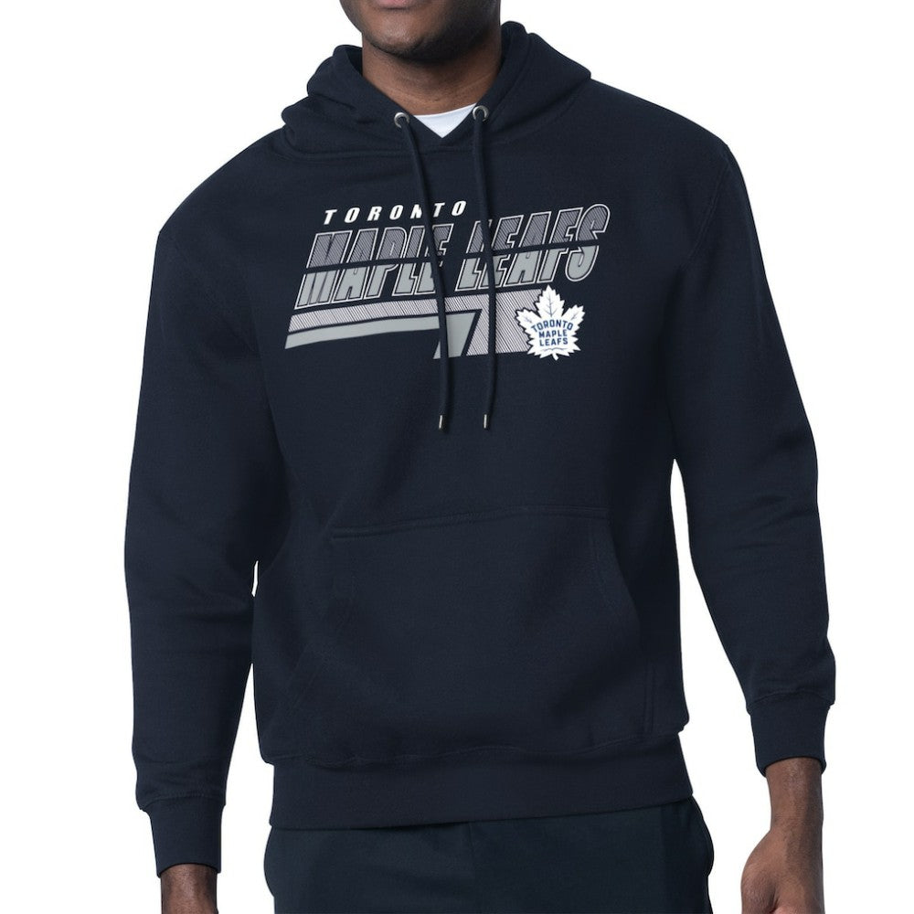 Toronto Maple Leafs Starter Logo Push Fleece Hoodie - Blue - NHL 203500323