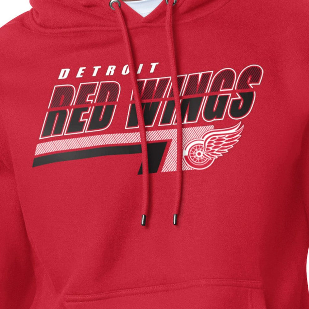Detroit Red Wings Starter Logo Push Fleece Hoodie - Red - NHL 203500328