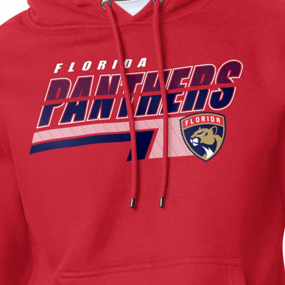 Florida Panthers Starter Logo Push Fleece Hoodie - Red - NHL 203500329