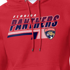 Florida Panthers Starter Logo Push Fleece Hoodie - Red - NHL 203500329