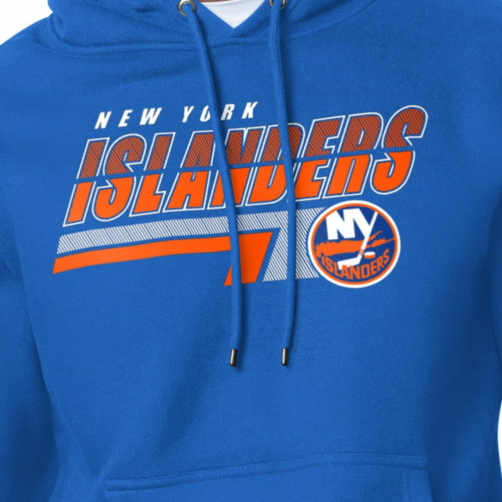 New York Islanders Starter Logo Push Fleece Hoodie - Royal - NHL 203500335