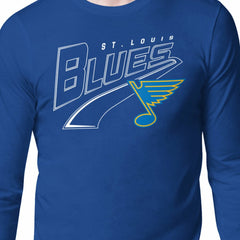 St. Louis Blues Starter Modern Tailsweep Long Sleeve T-Shirt - Blue - NHL 203500342