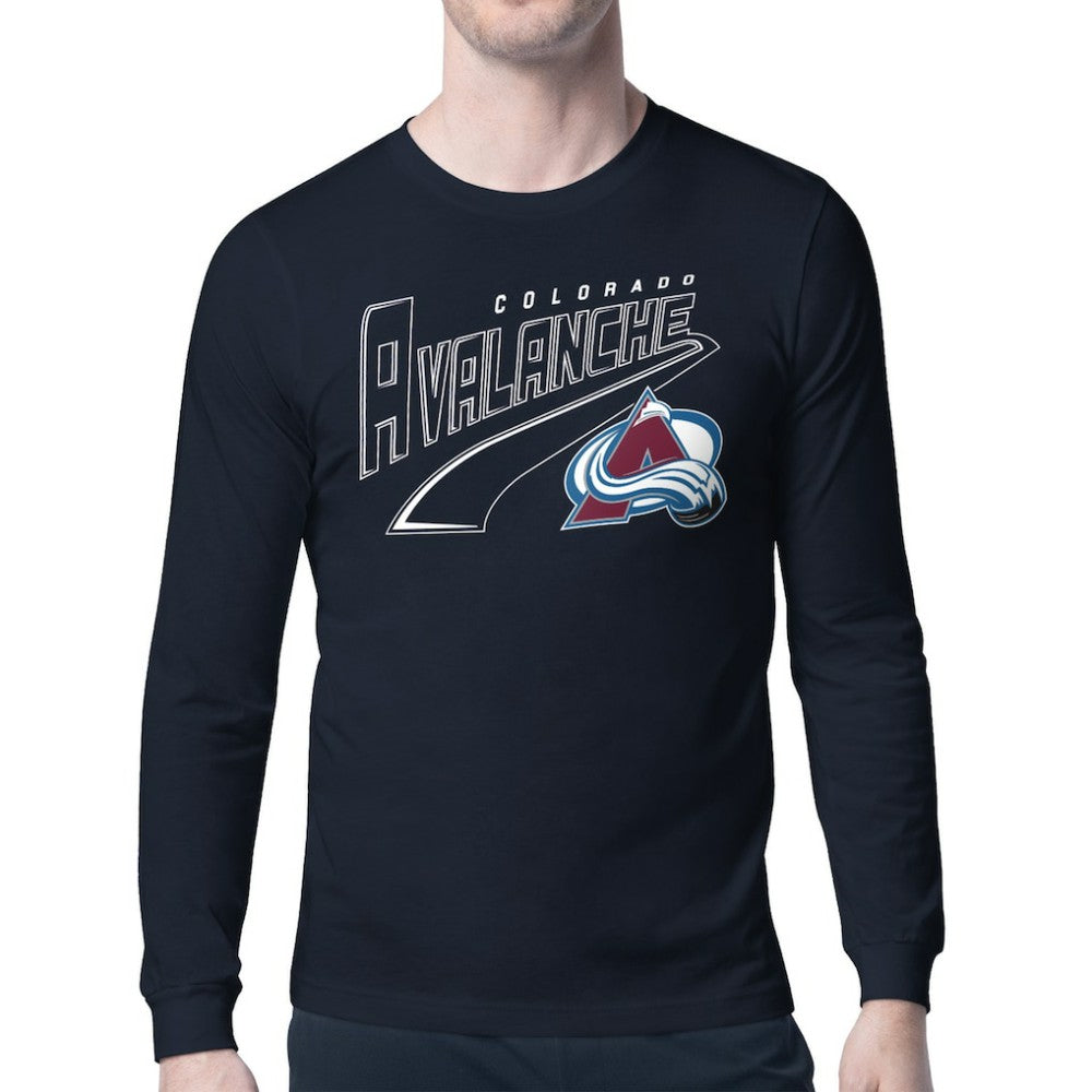 Colorado Avalanche Starter Modern Tailsweep Long Sleeve T-Shirt - Navy - NHL 203500343