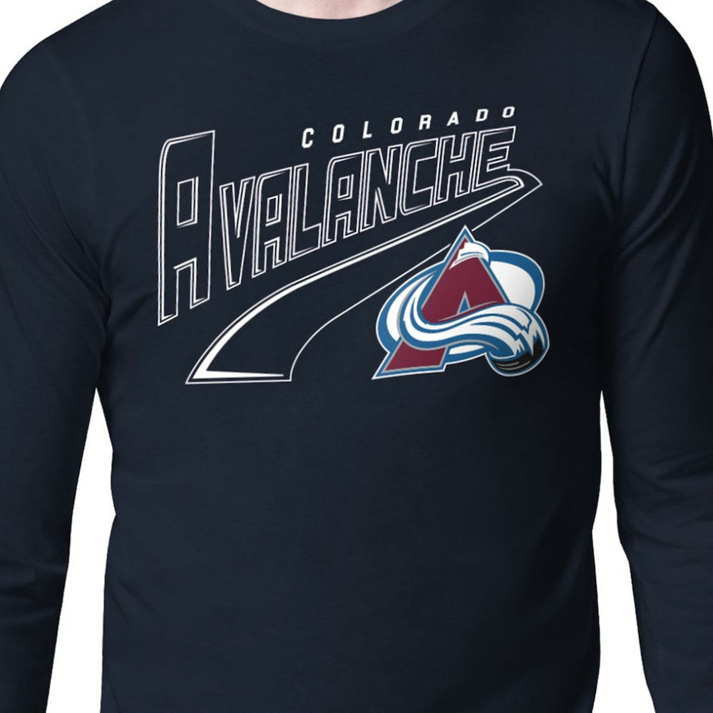 Colorado Avalanche Starter Modern Tailsweep Long Sleeve T-Shirt - Navy - NHL 203500343
