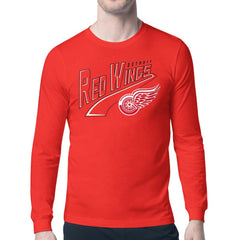 Detroit Red Wings Starter Modern Tailsweep Long Sleeve T-Shirt - Red - NHL 203500345