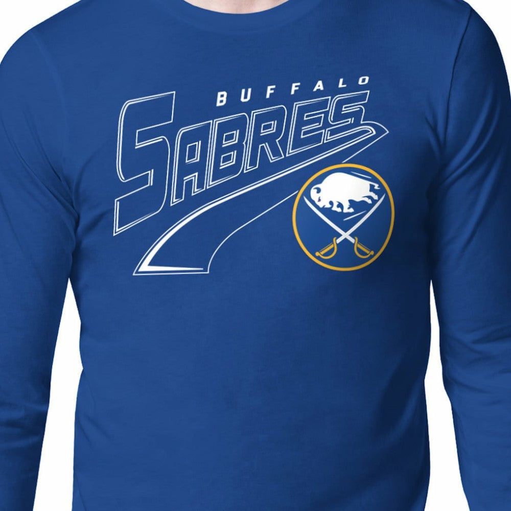 Buffalo Sabres Starter Modern Tailsweep Long Sleeve T-Shirt - Royal - NHL 203500350
