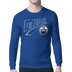 Edmonton Oilers Starter Modern Tailsweep Long Sleeve T-Shirt - Royal - NHL 203500351