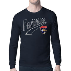 Florida Panthers Starter Modern Tailsweep Long Sleeve T-Shirt - Navy - NHL 203500353