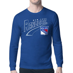 New York Rangers Starter Modern Tailsweep Long Sleeve T-Shirt - Blue - NHL 203500354