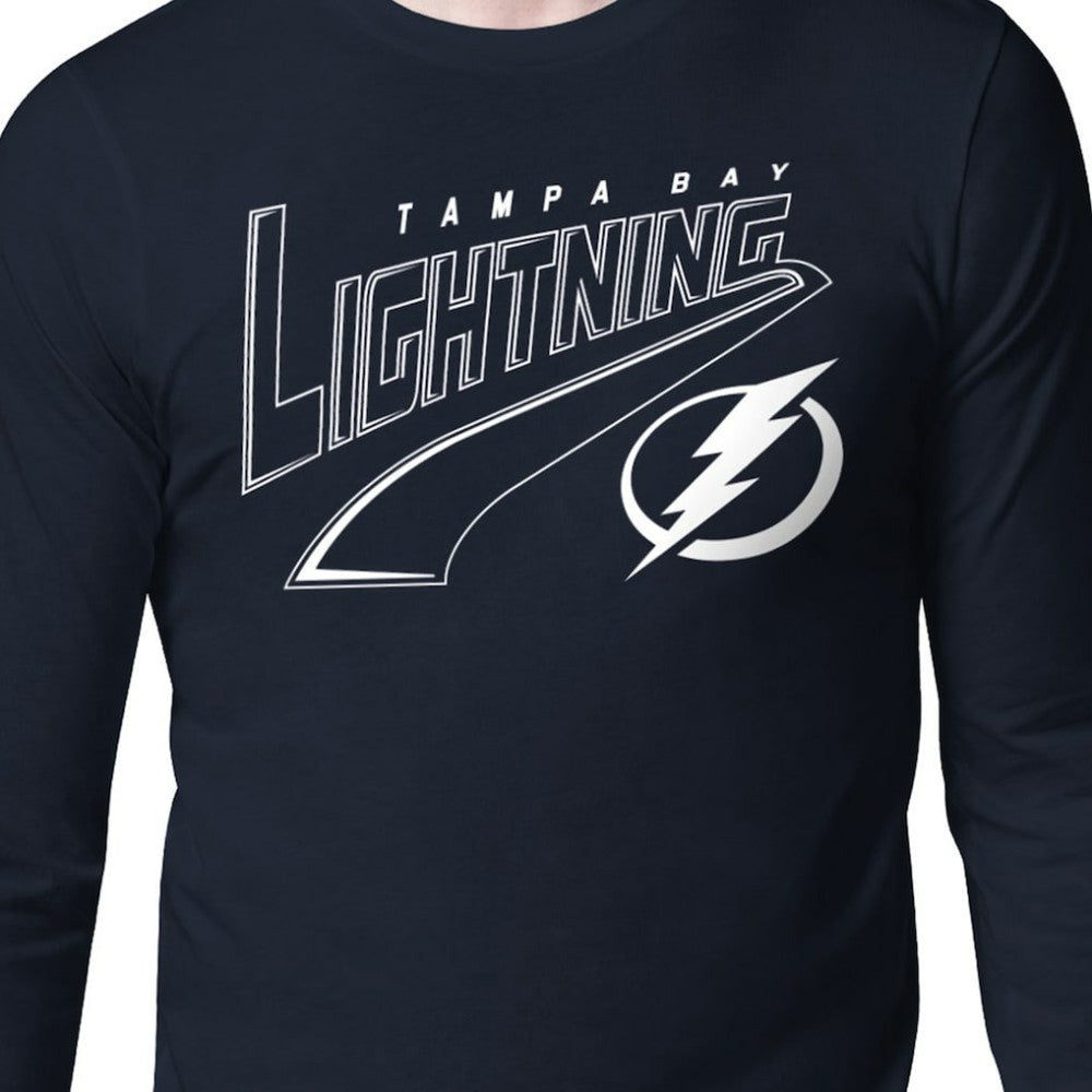 Tampa Bay Lightning Starter Modern Tailsweep Long Sleeve T-Shirt - Blue - NHL 203500357