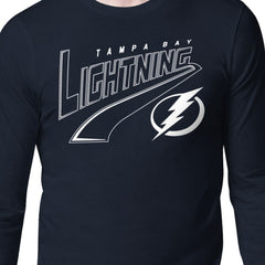 Tampa Bay Lightning Starter Modern Tailsweep Long Sleeve T-Shirt - Blue - NHL 203500357