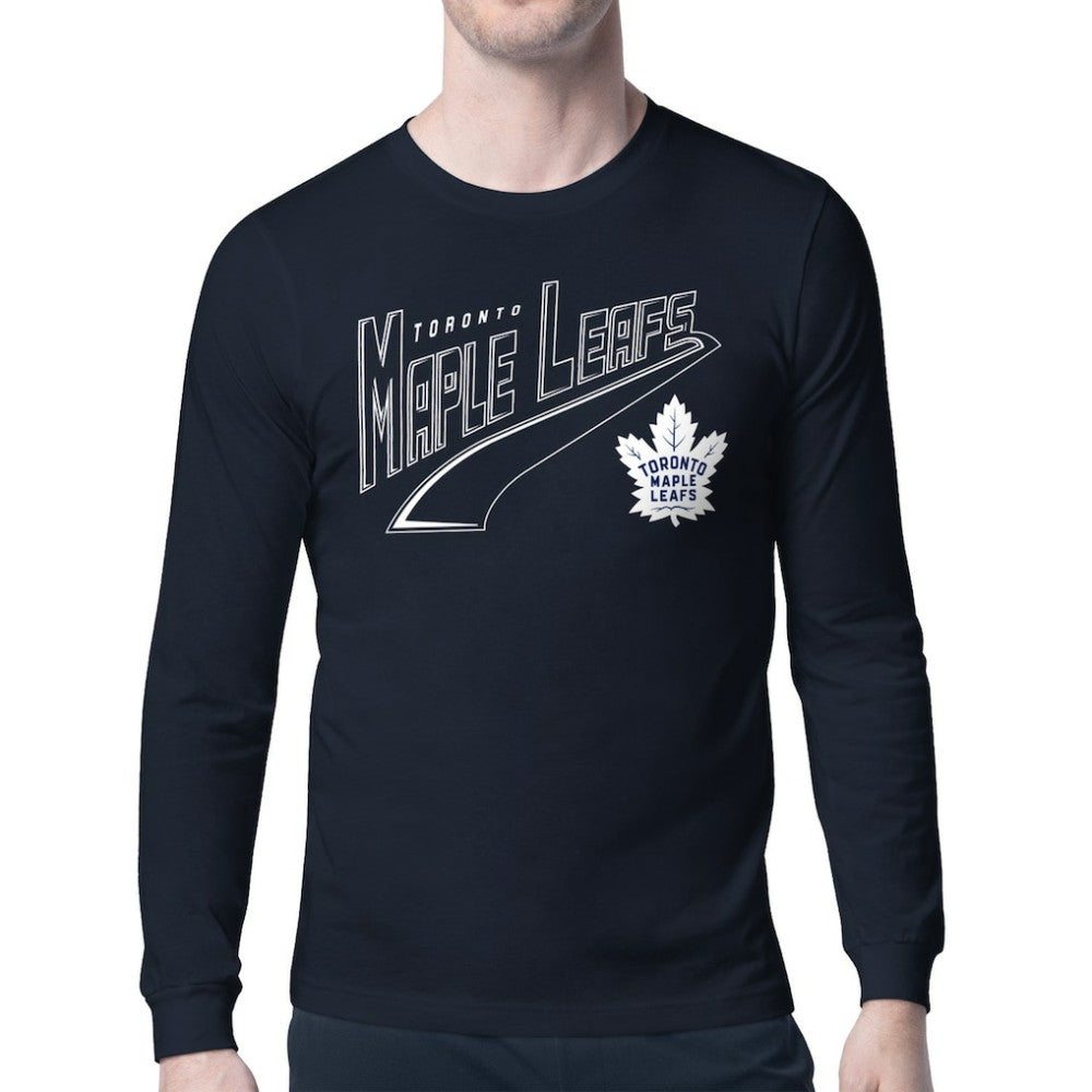 Toronto Maple Leafs Starter Modern Tailsweep Long Sleeve T-Shirt - Blue - NHL 203500358