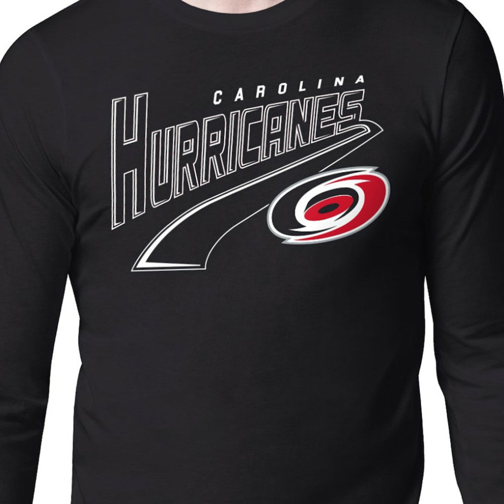 Carolina Hurricanes Starter Modern Tailsweep Long Sleeve T-Shirt - Black - NHL 203500362