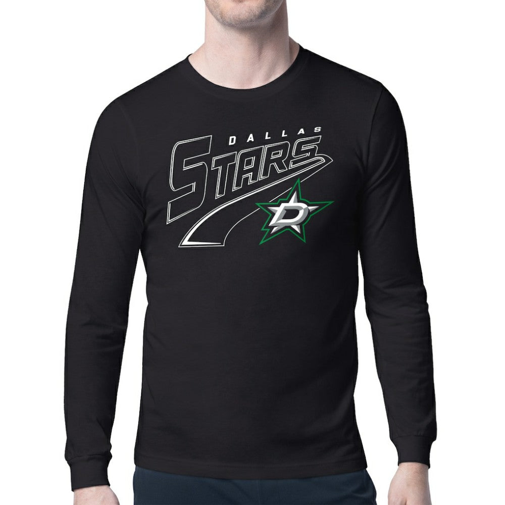 Dallas Stars Starter Modern Tailsweep Long Sleeve T-Shirt - Black - NHL 203500363