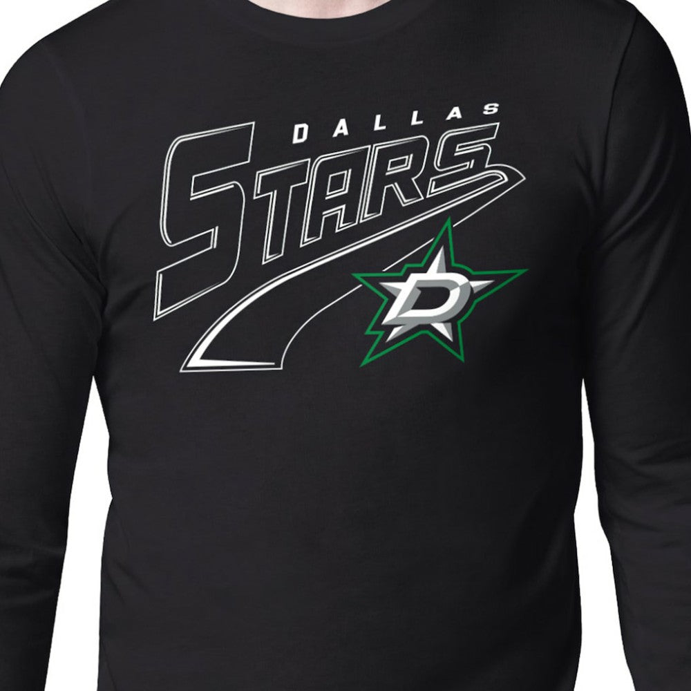Dallas Stars Starter Modern Tailsweep Long Sleeve T-Shirt - Black - NHL 203500363