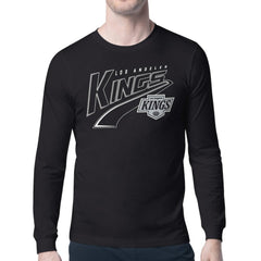 Los Angeles Kings Starter Modern Tailsweep Long Sleeve T-Shirt - Black - NHL 203500365