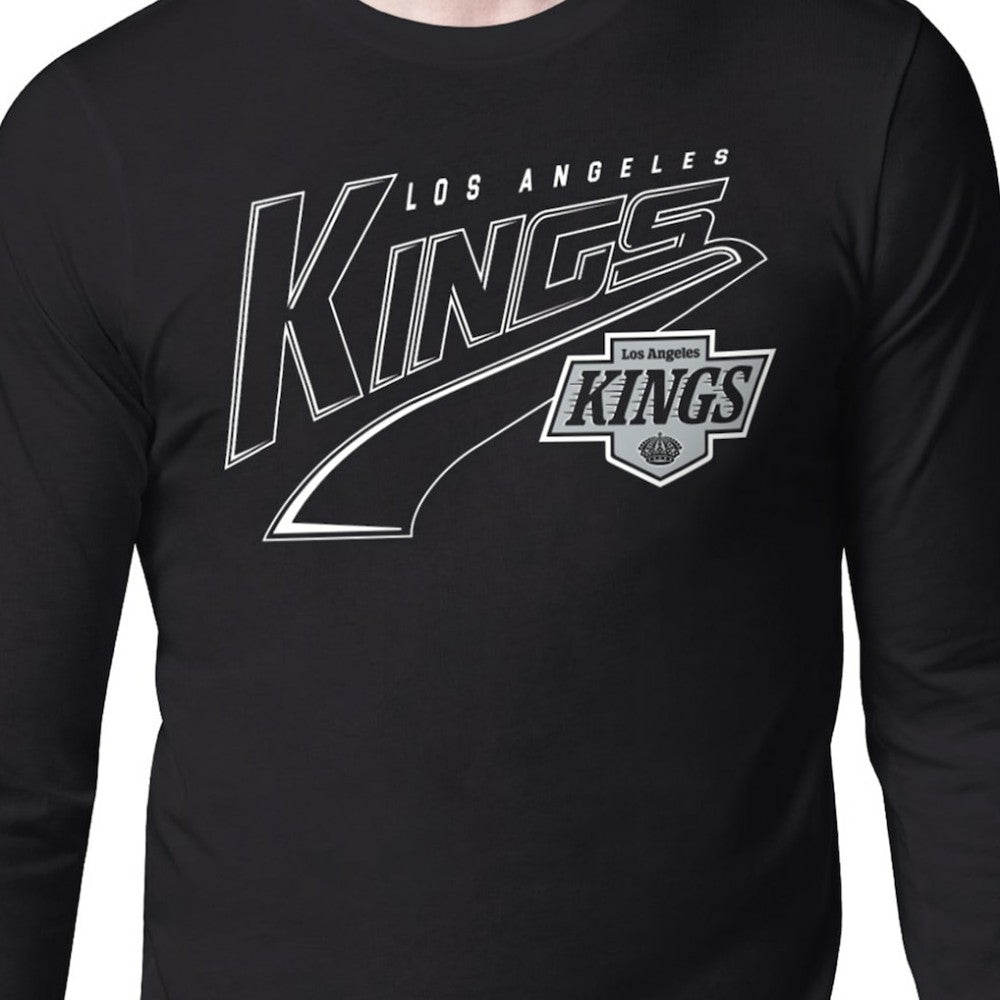 Los Angeles Kings Starter Modern Tailsweep Long Sleeve T-Shirt - Black - NHL 203500365