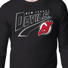 New Jersey Devils Starter Modern Tailsweep Long Sleeve T-Shirt - Black - NHL 203500366