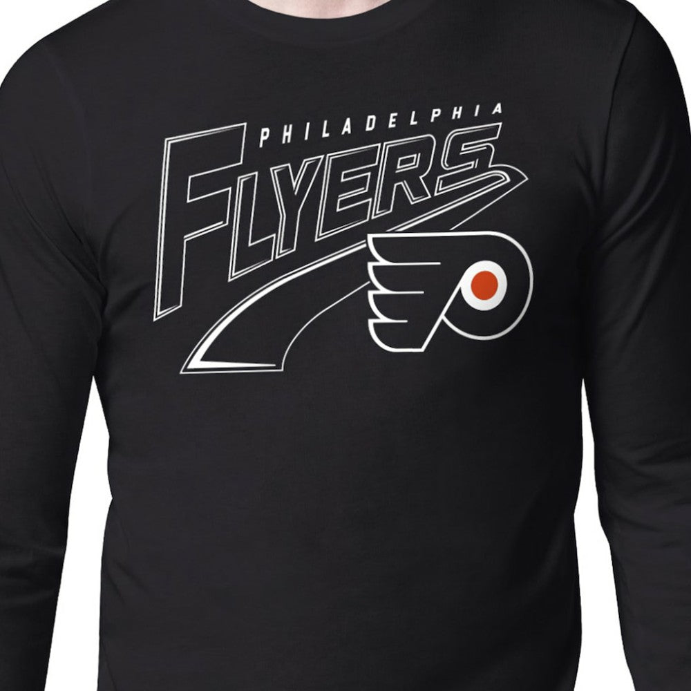 Philadelphia Flyers Starter Modern Tailsweep Long Sleeve T-Shirt - Black - NHL 203500368