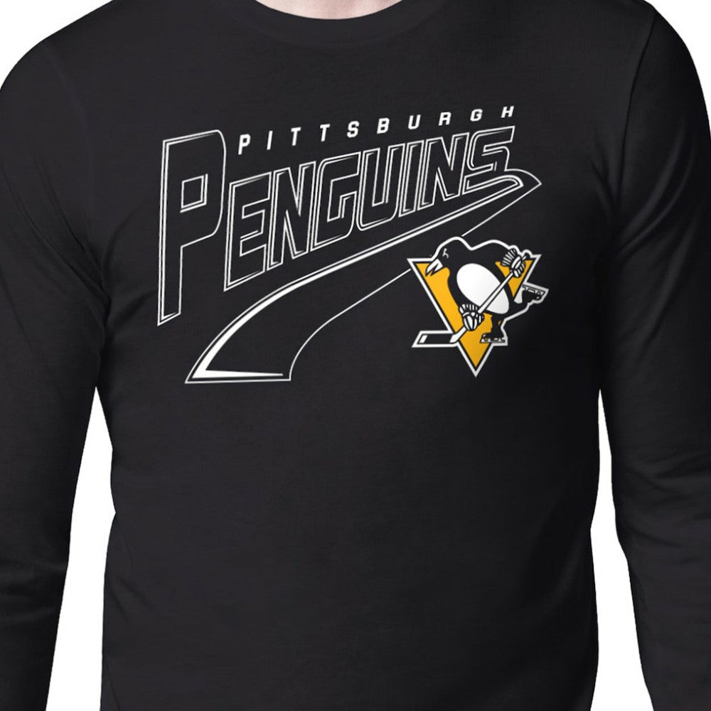 Pittsburgh Penguins Starter Modern Tailsweep Long Sleeve T-Shirt - Black - NHL 203500372