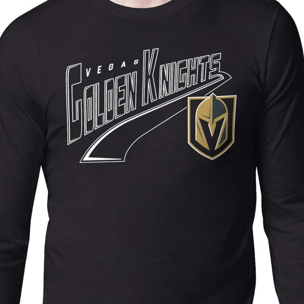 Vegas Golden Knights Starter Modern Tailsweep Long Sleeve T-Shirt - Black - NHL 203500373