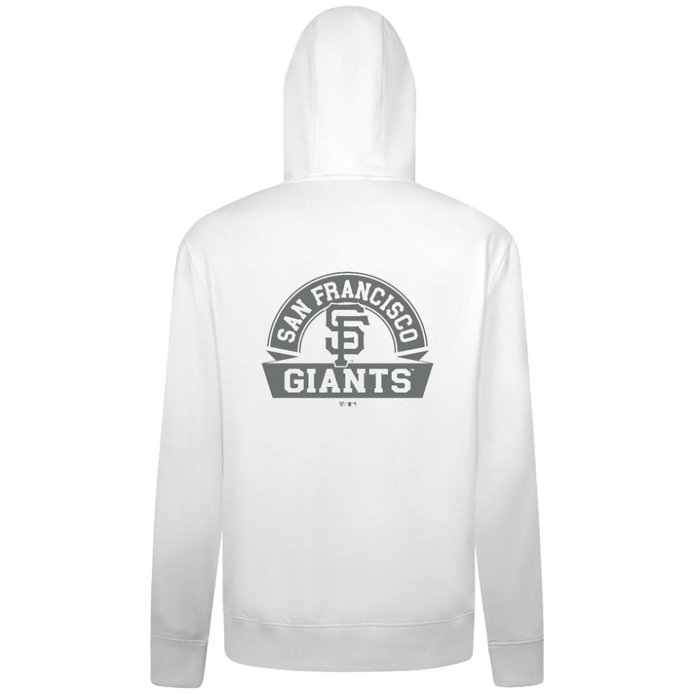 San Francisco Giants Levelwear Podium Banner Arch Full-Zip Hoodie - White - MLB on Sale