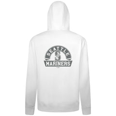 Seattle Mariners Levelwear Podium Banner Arch Full-Zip Hoodie - White - MLB Discount
