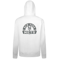 New York Mets Levelwear Podium Banner Arch Full-Zip Hoodie - White - MLB on Sale