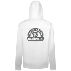 Washington Nationals Levelwear Podium Banner Arch Full-Zip Hoodie - White - MLB Discount