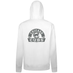Chicago Cubs Levelwear Podium Banner Arch Full-Zip Hoodie - White - MLB Sale