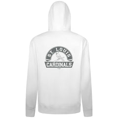 St. Louis Cardinals Levelwear Podium Banner Arch Full-Zip Hoodie - White - MLB Discount