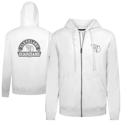 Cleveland Guardians Levelwear Podium Banner Arch Full-Zip Hoodie - White - MLB on Sale