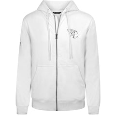 Cleveland Guardians Levelwear Podium Banner Arch Full-Zip Hoodie - White - MLB on Sale