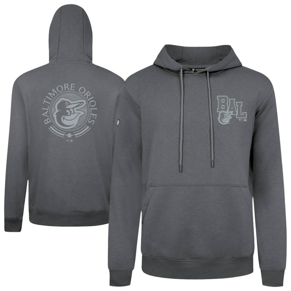 Baltimore Orioles Levelwear Podium Valiant Hoodie - Gray - MLB Discount