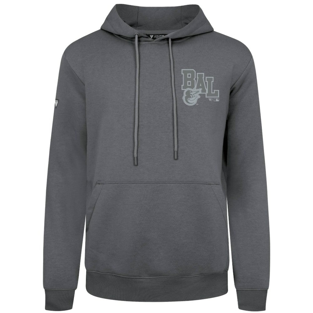 Baltimore Orioles Levelwear Podium Valiant Hoodie - Gray - MLB Discount