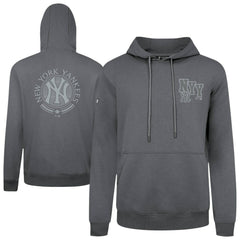 New York Yankees Levelwear Podium Valiant Hoodie - Gray - MLB Lifestyle