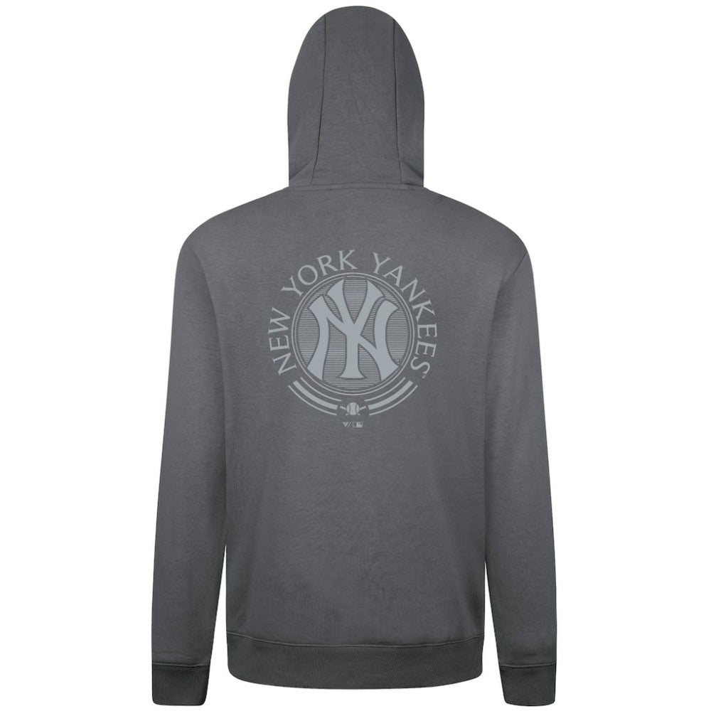 New York Yankees Levelwear Podium Valiant Hoodie - Gray - MLB Lifestyle