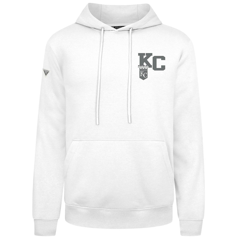 Kansas City Royals Levelwear Podium Valiant Hoodie - White - MLB on Sale