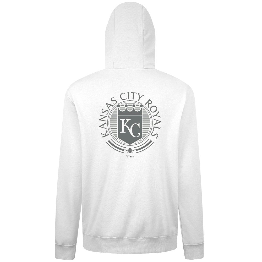 Kansas City Royals Levelwear Podium Valiant Hoodie - White - MLB on Sale
