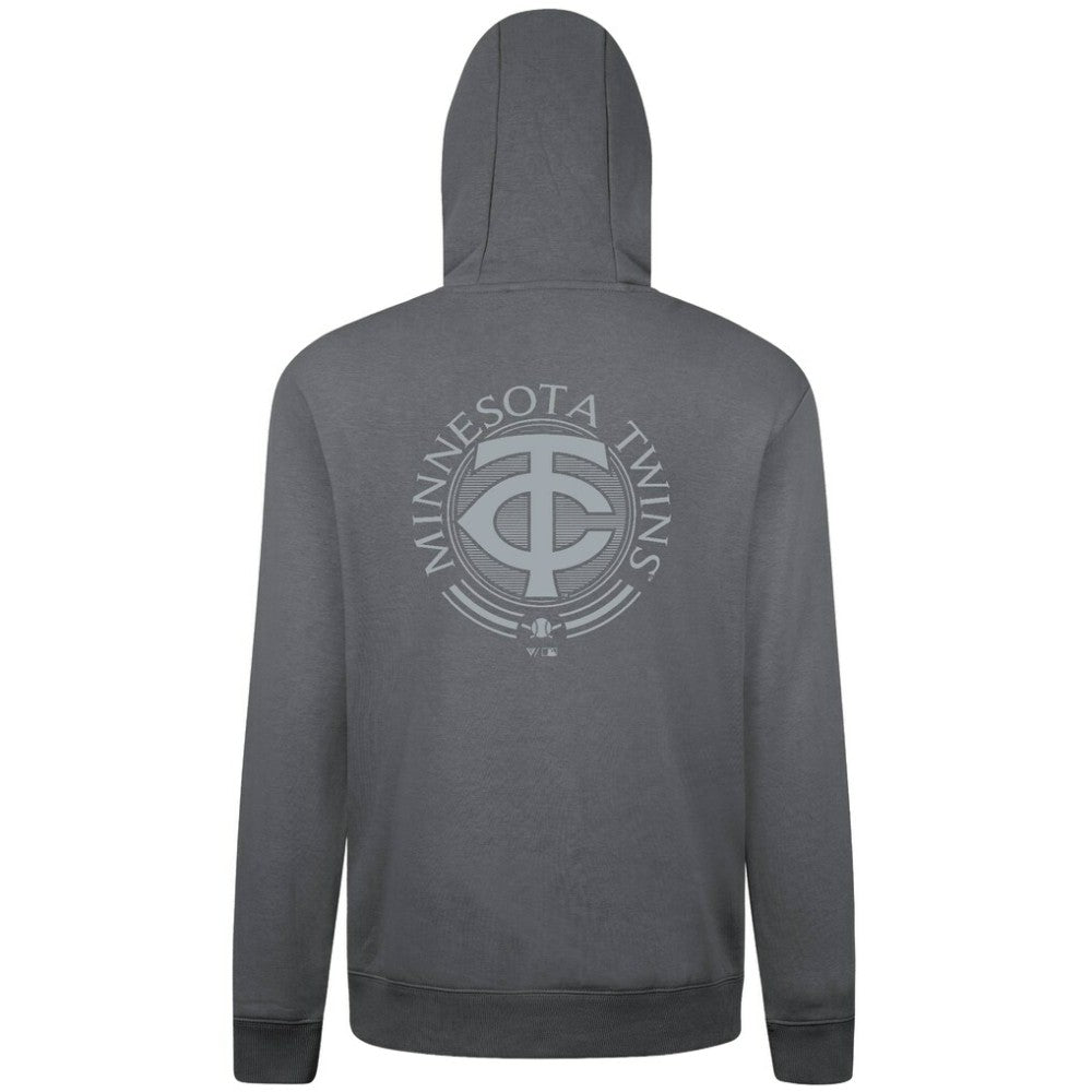 Minnesota Twins Levelwear Podium Valiant Hoodie - Gray - MLB Discount