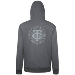 Minnesota Twins Levelwear Podium Valiant Hoodie - Gray - MLB Discount