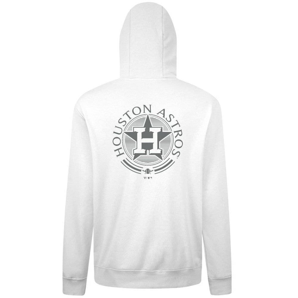 Houston Astros Levelwear Podium Valiant Hoodie - White - MLB Discount