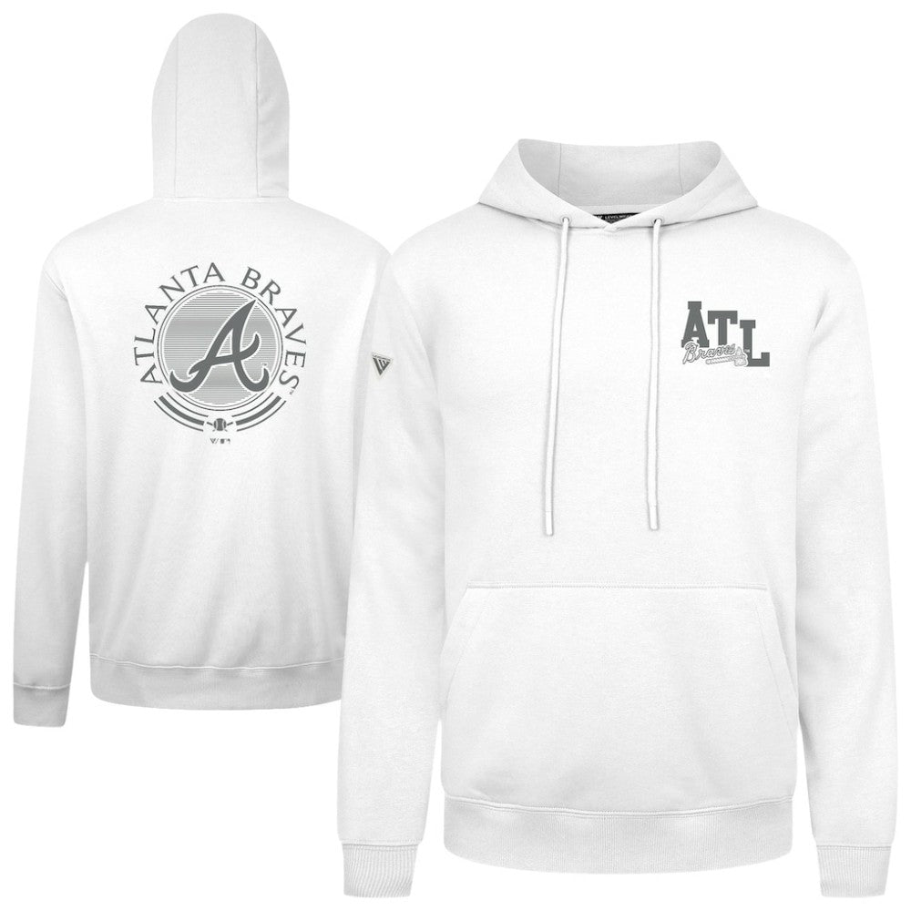 Atlanta Braves Levelwear Podium Valiant Hoodie - White - MLB on Sale