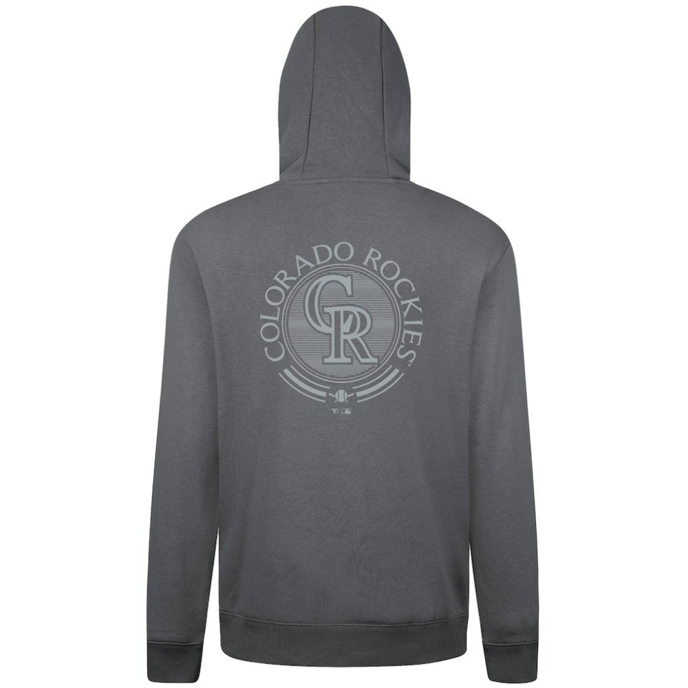 Colorado Rockies Levelwear Podium Valiant Hoodie - Gray - MLB Discount