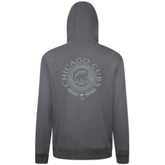 Chicago Cubs Levelwear Podium Valiant Hoodie - Gray - MLB Discount