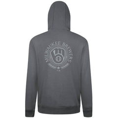 Milwaukee Brewers Levelwear Podium Valiant Hoodie - Gray - MLB Lifestyle