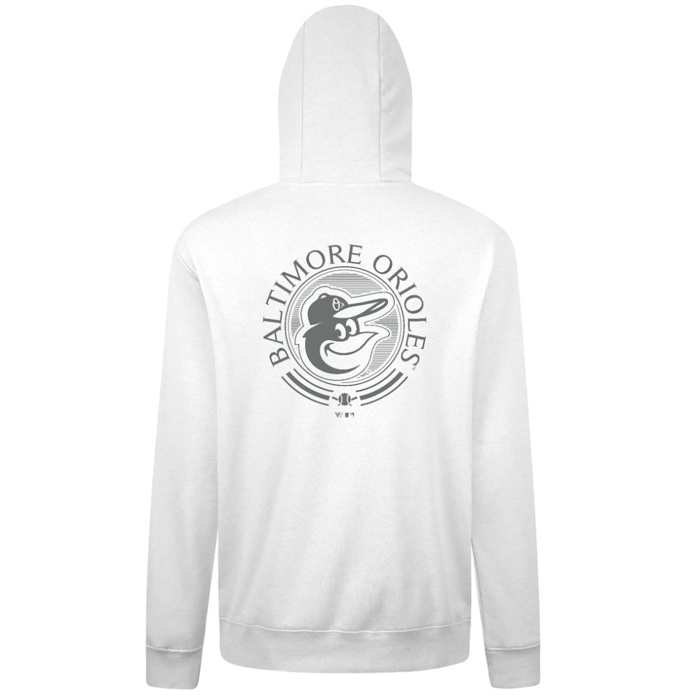 Baltimore Orioles Levelwear Podium Grain Hoodie - White - MLB Sale
