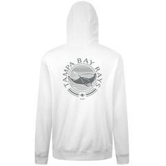 Tampa Bay Rays Levelwear Podium Grain Hoodie - White - MLB Lifestyle