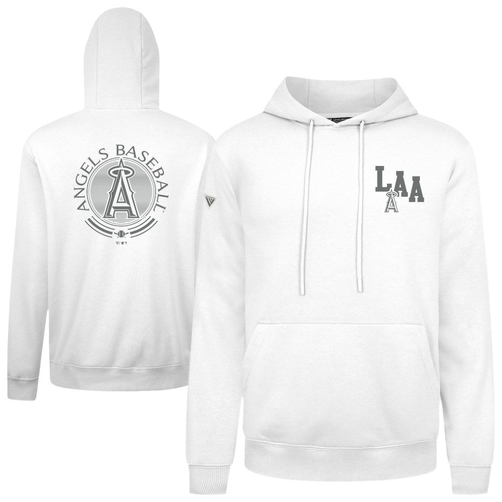 Los Angeles Angels Levelwear Podium Grain Hoodie - White - MLB on Sale