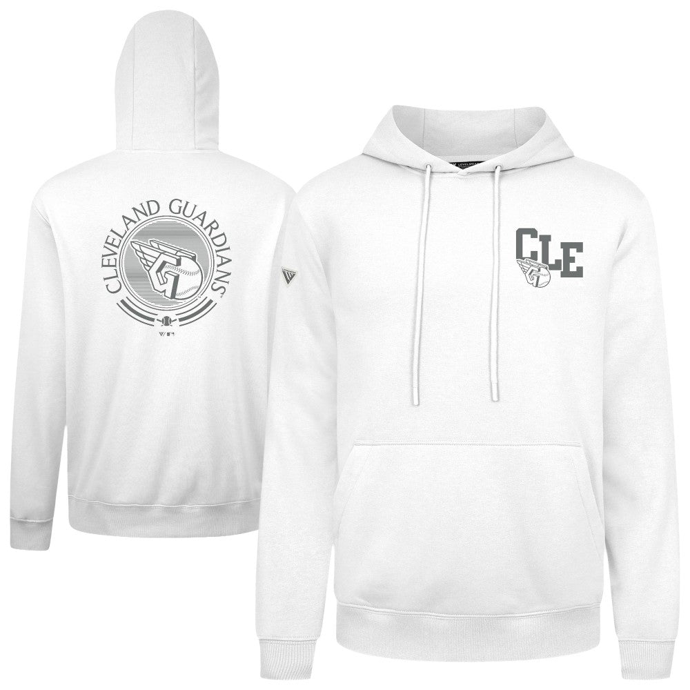 Cleveland Guardians Levelwear Podium Grain Hoodie - White - MLB Online